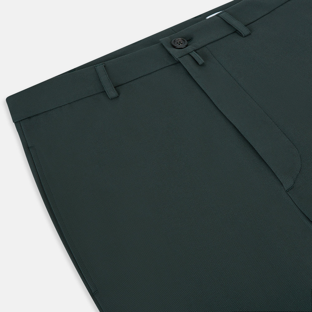 Amberley Forest Green Trousers in Cotton