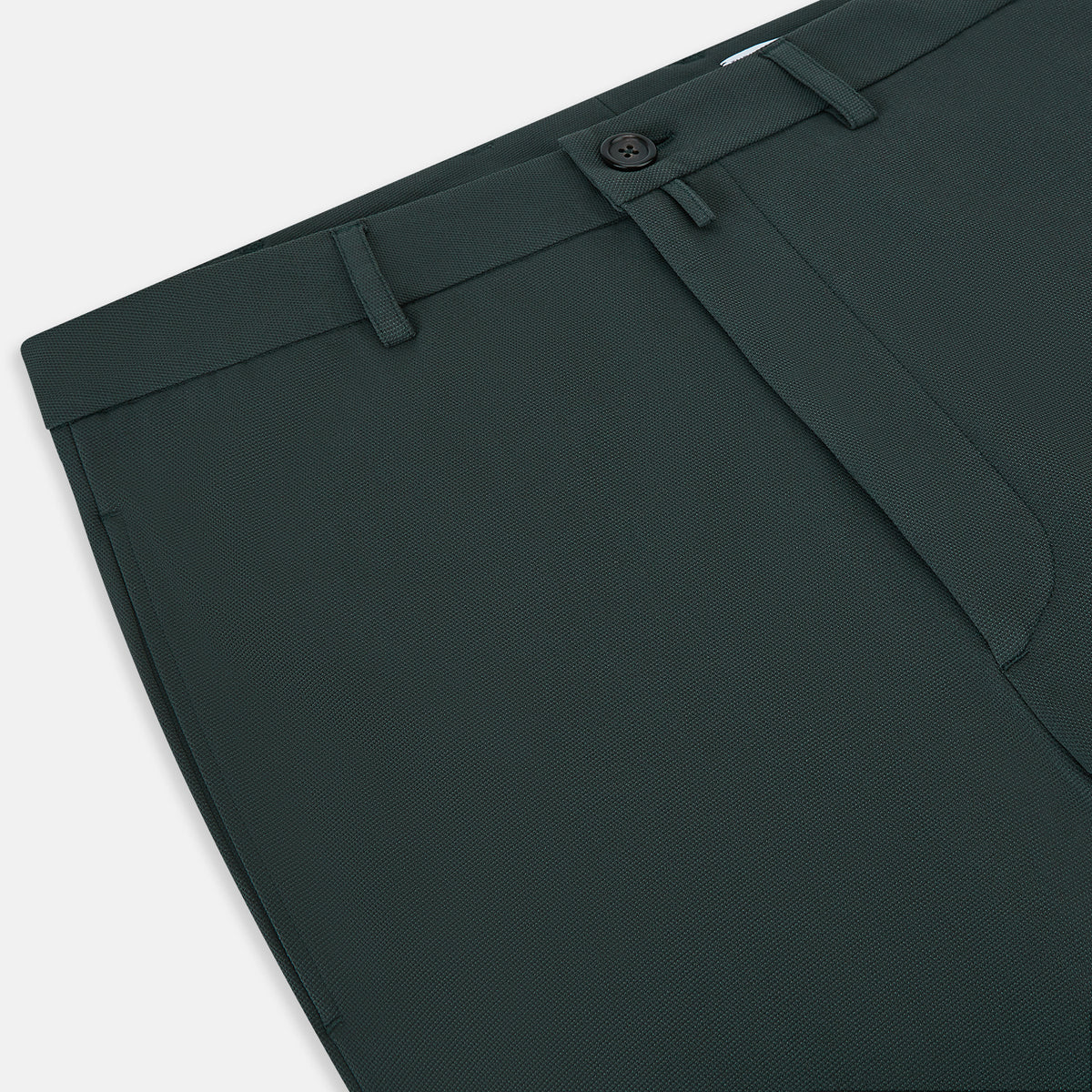 View 2 of product Amberley Forest Green Trousers in Cotton