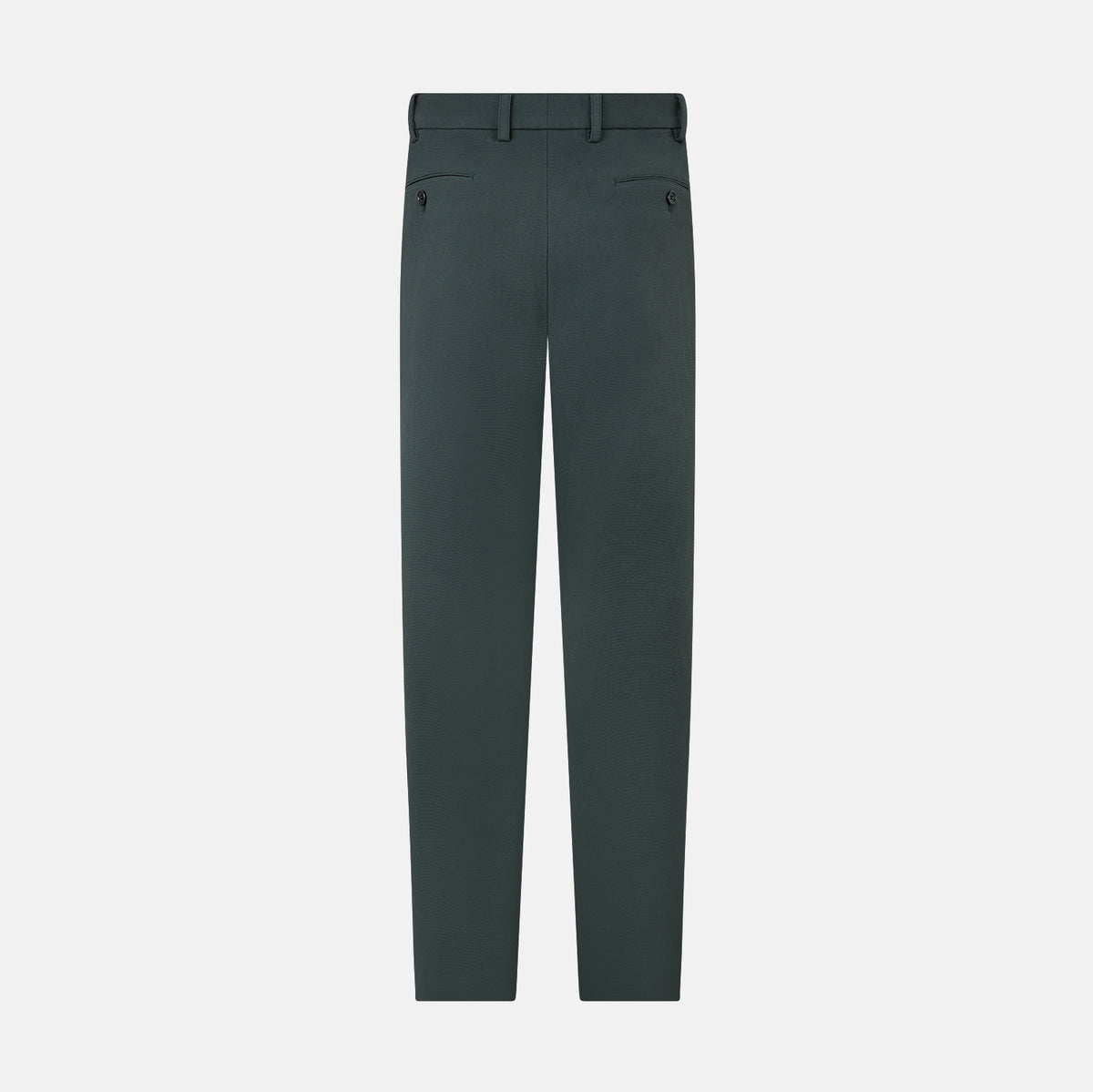 View 3 of product Amberley Forest Green Trousers in Cotton