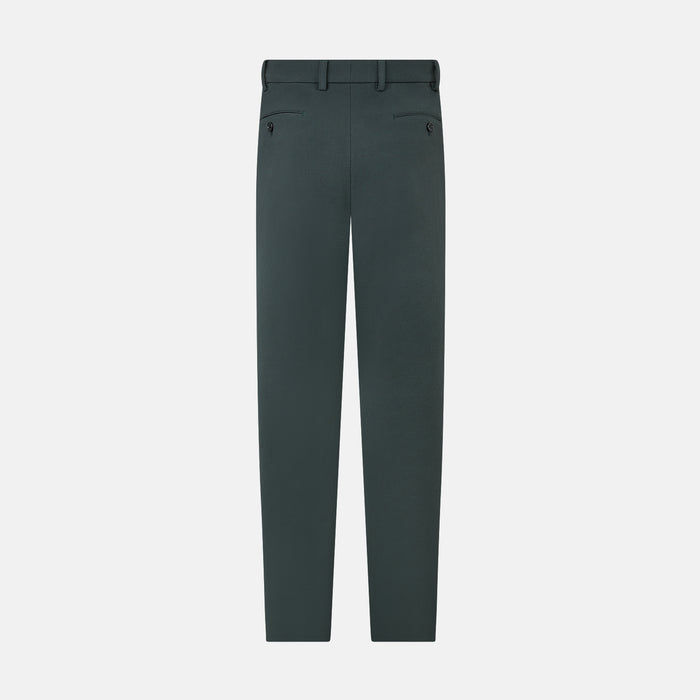 Amberley Forest Green Trousers in Cotton Image 2