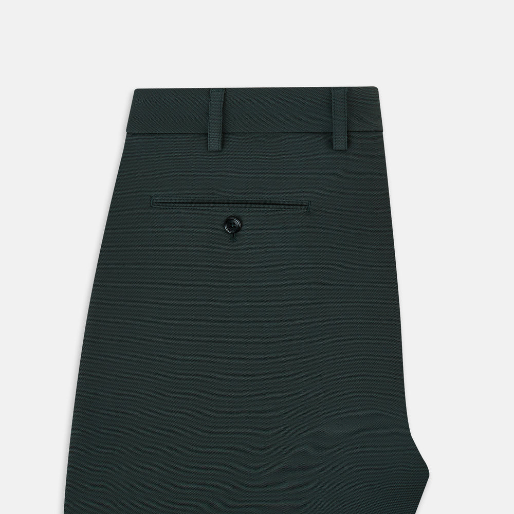 Amberley Forest Green Trousers in Cotton