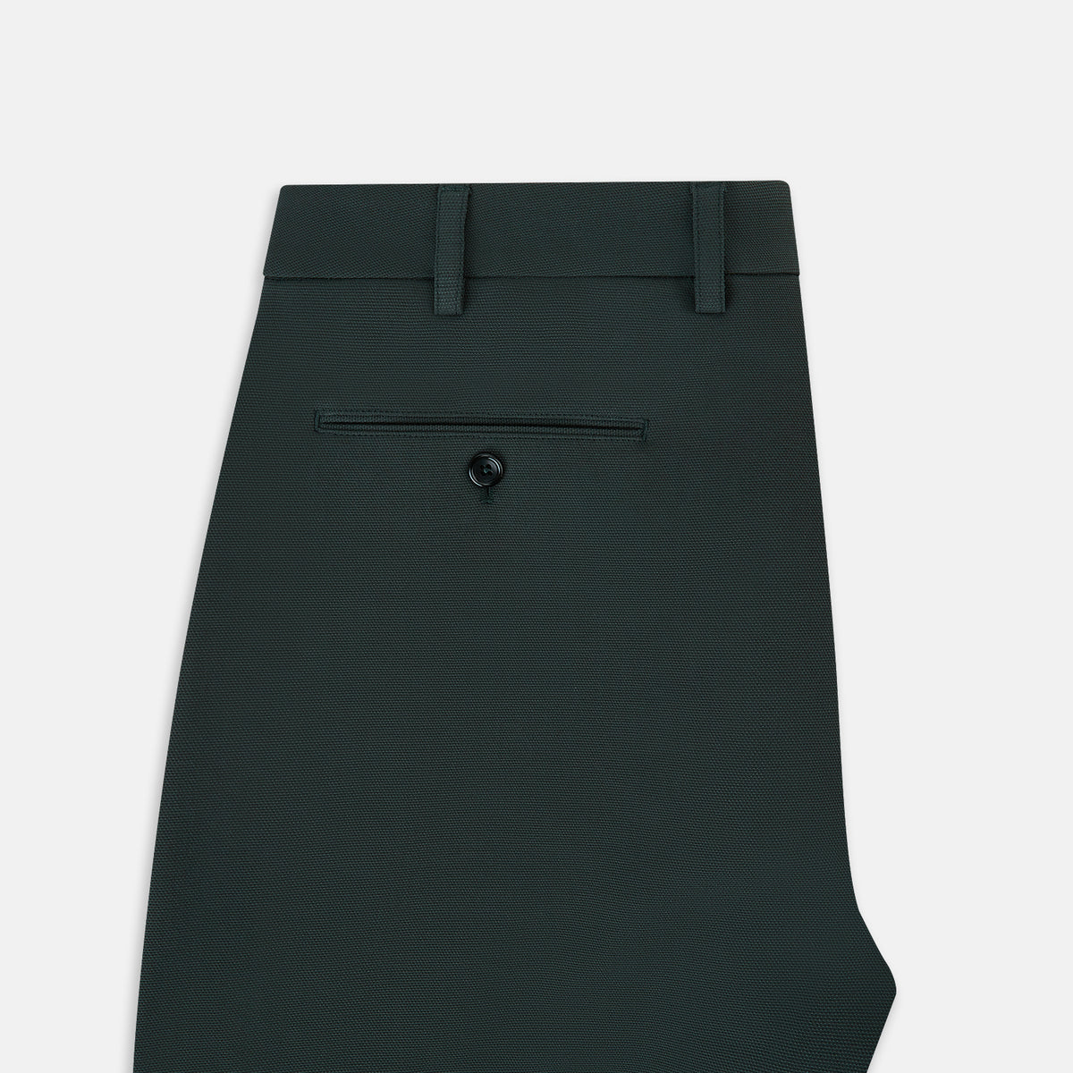 View 4 of product Amberley Forest Green Trousers in Cotton