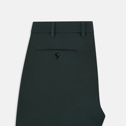 Amberley Forest Green Trousers in Cotton Image 3