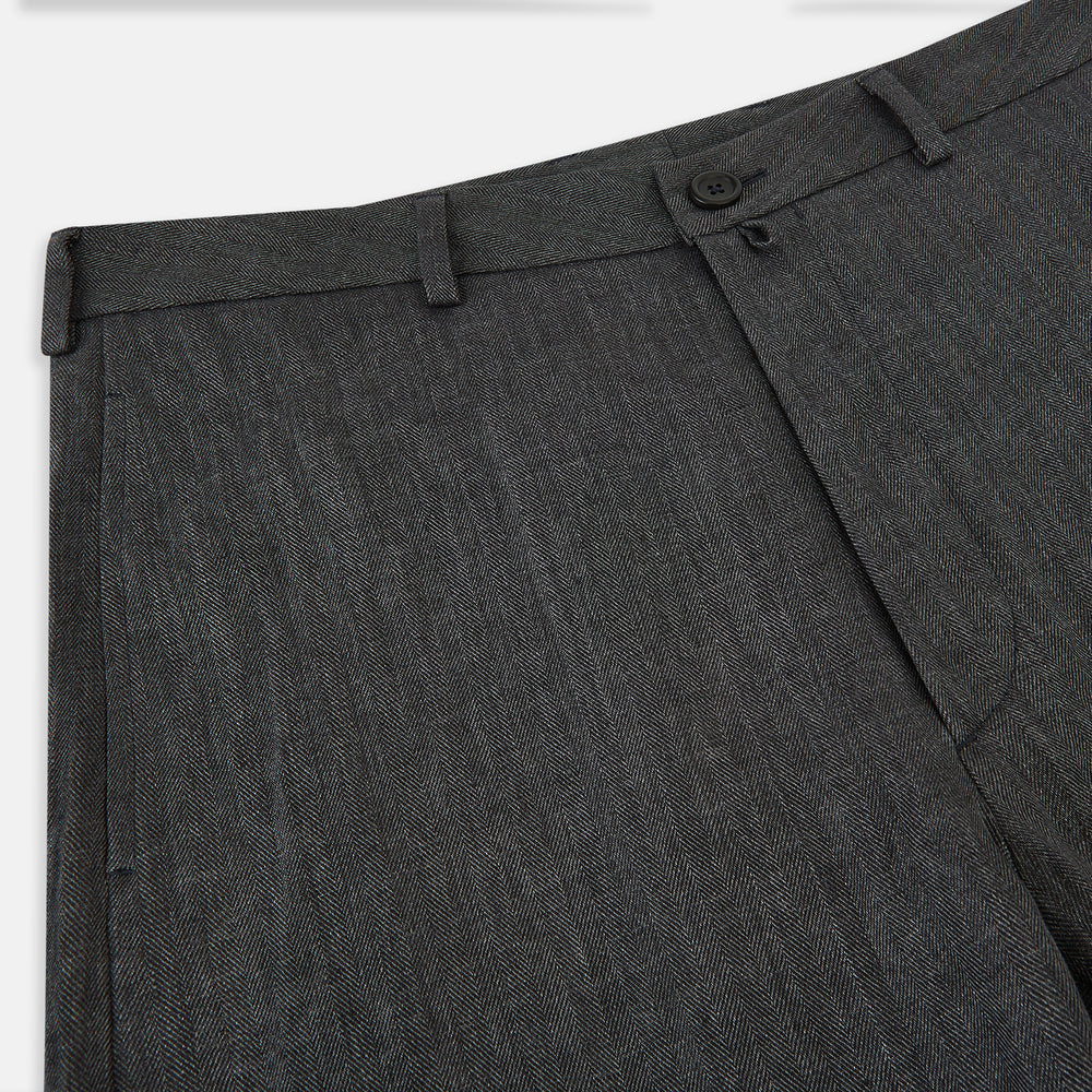 EXTREME LEG WINDSOR TROUSER ASH 50