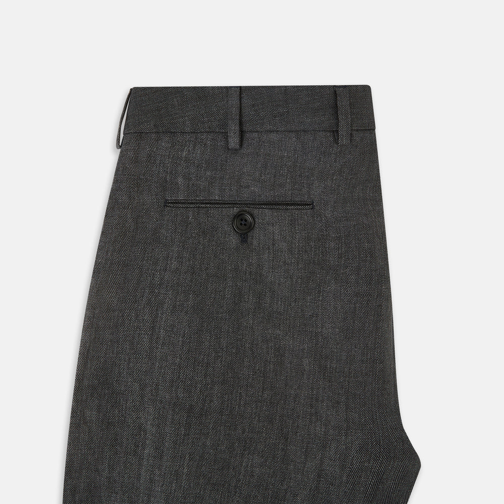 EXTREME LEG WINDSOR TROUSER ASH 50
