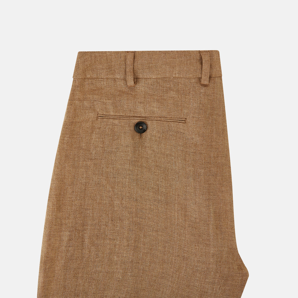 EXTREME LEG WINDSOR TROUSER CAMEL 58