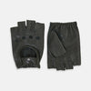View 1 of product Forest Green Fingerless Driving Gloves in Leather