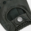 View 3 of product Forest Green Fingerless Driving Gloves in Leather