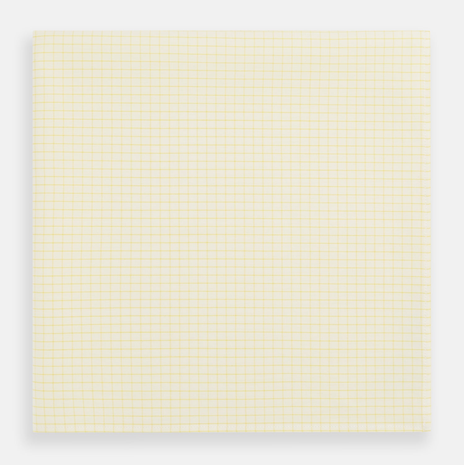 View 1 of product Yellow Graph Check Handkerchief
