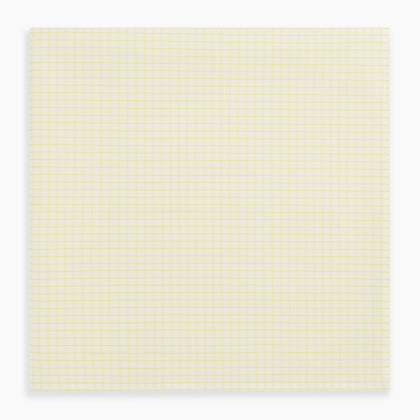 Yellow Graph Check Handkerchief Image 3