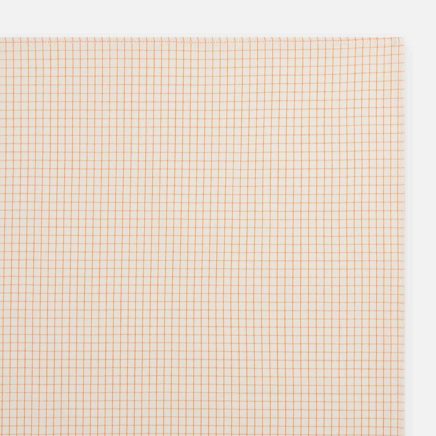 View 2 of product Orange Graph Check Handkerchief