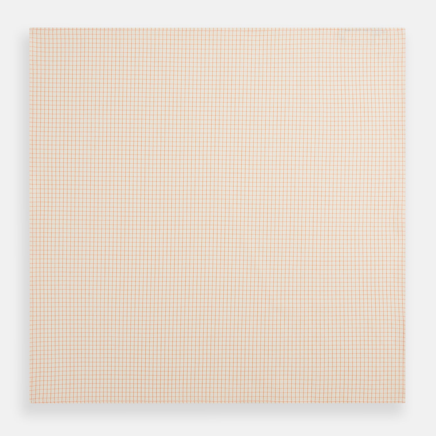 View 3 of product Orange Graph Check Handkerchief