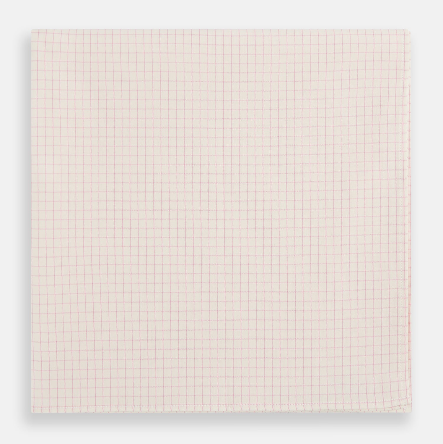 View 1 of product Pink Graph Check Handkerchief
