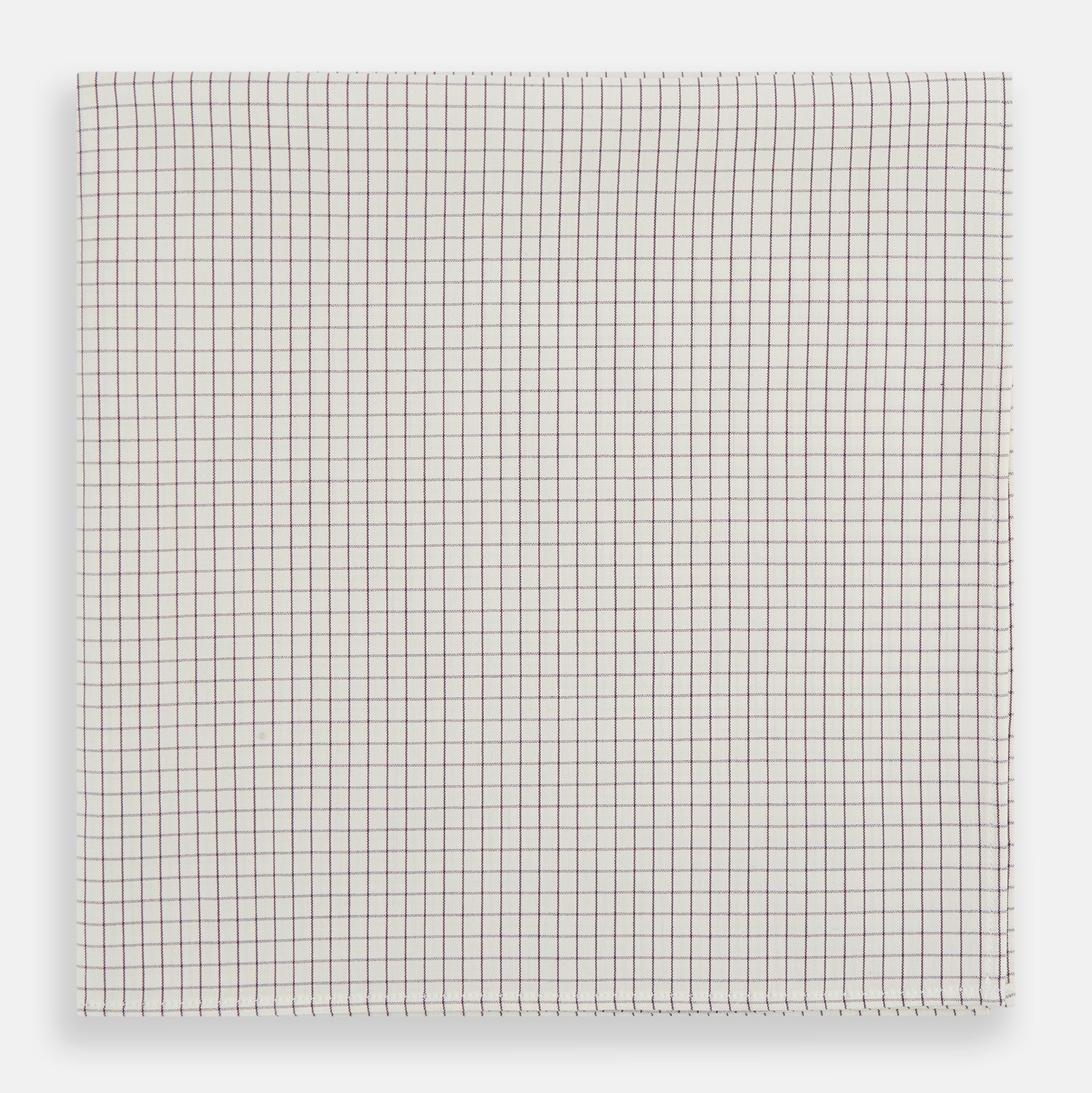 View 1 of product Purple Graph Check Handkerchief