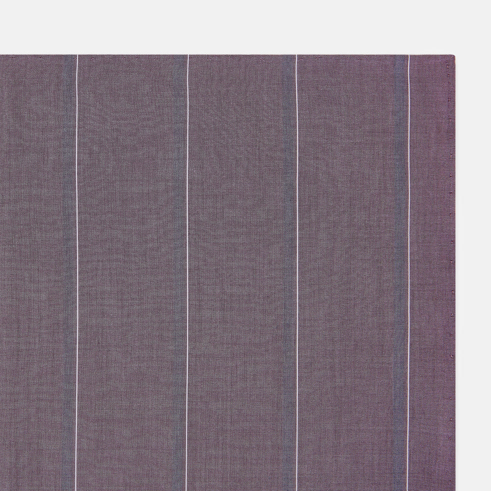 Porto Red Track Stripe Hand-Rolled Handkerchief