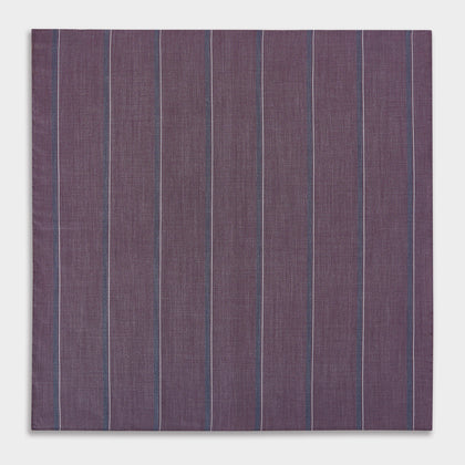 Porto Red Track Stripe Hand-Rolled Handkerchief Image 3