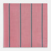 View 1 of product Coral Pink Track Stripe Hand-Rolled Handkerchief