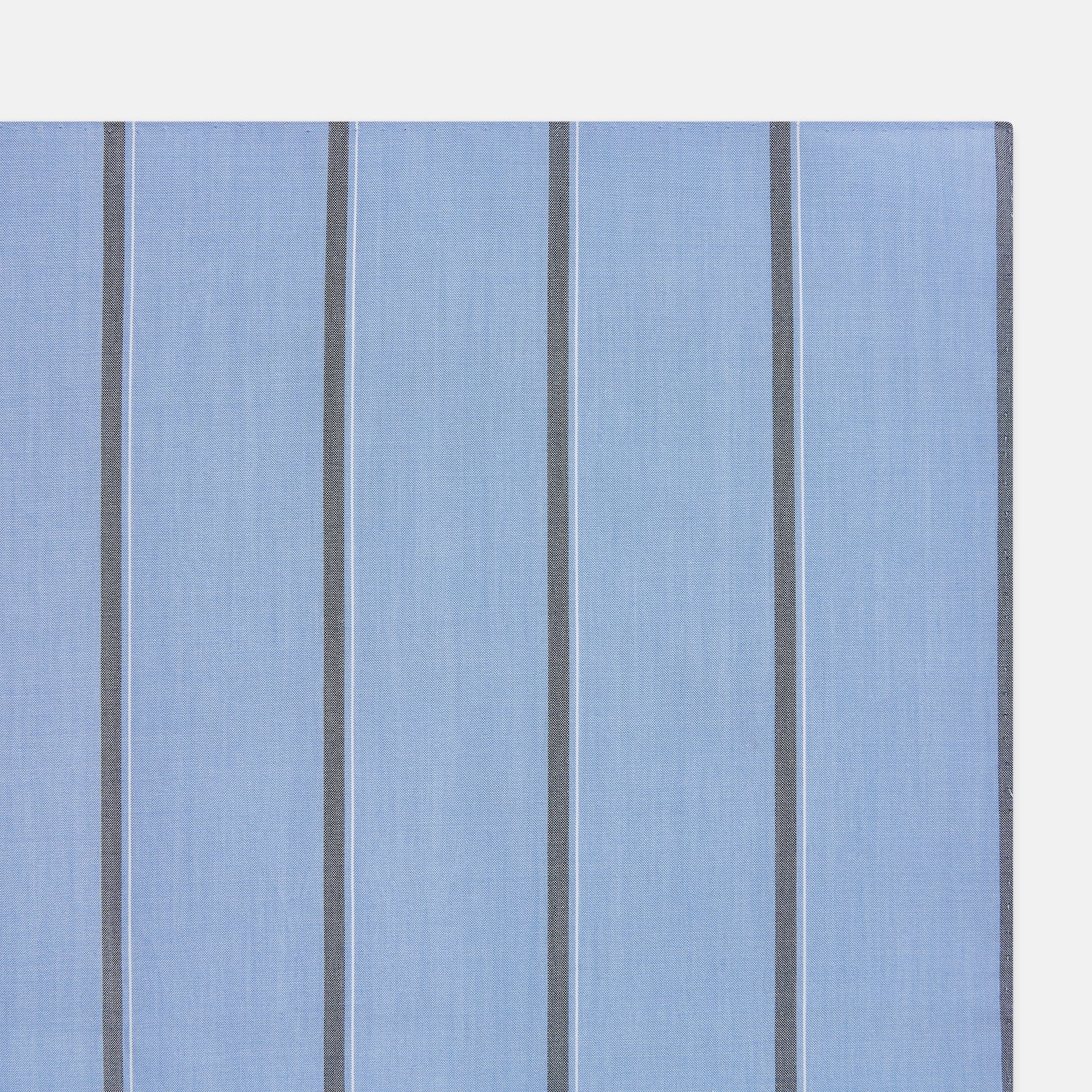 View 2 of product Sky Blue Track Stripe Hand-Rolled Handkerchief
