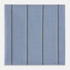 View 1 of product Steel Blue Track Stripe Hand-Rolled Handkerchief