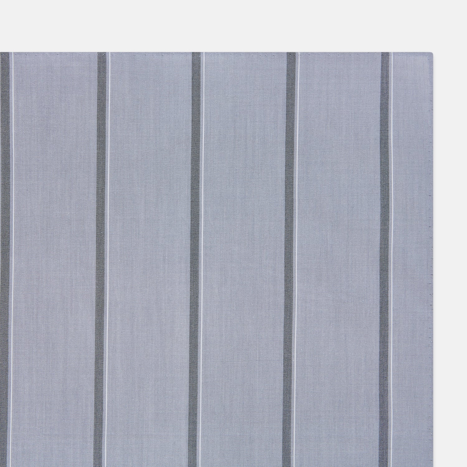 View 2 of product Light Grey Track Stripe Hand-Rolled Handkerchief
