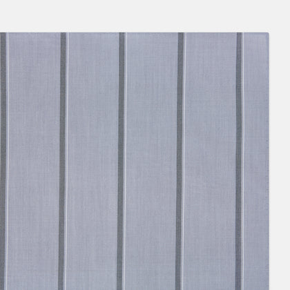 Light Grey Track Stripe Hand-Rolled Handkerchief Image 1