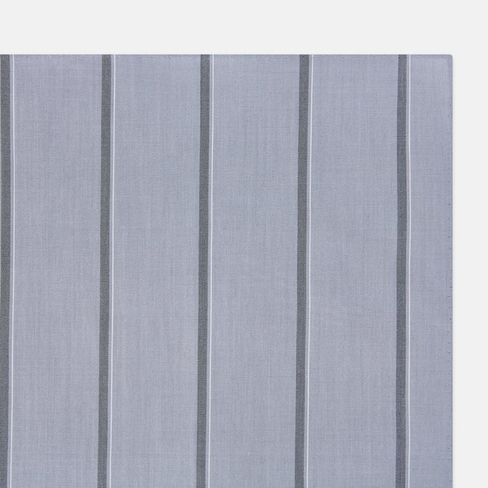 Light Grey Track Stripe Hand-Rolled Handkerchief Image 1