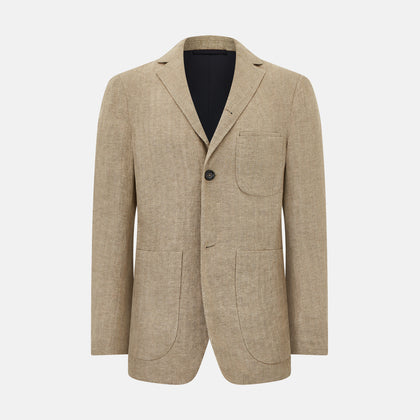 Sand Linen Amberley Blazer
