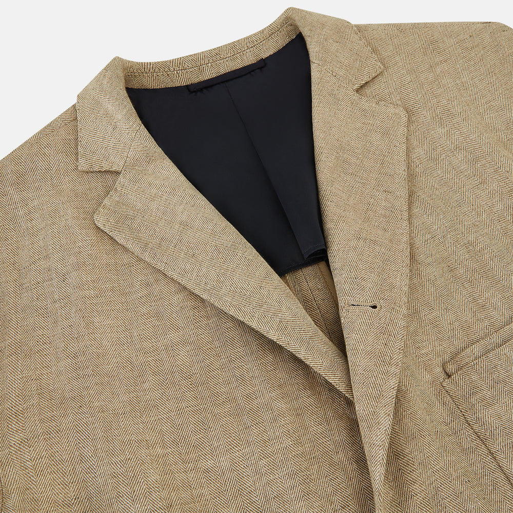 MARLBOROUGH BLAZER PATCH POCKETS SAND 54