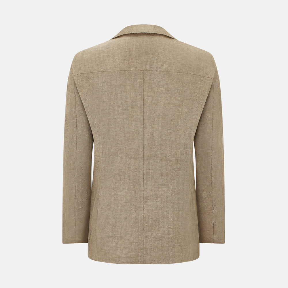 MARLBOROUGH BLAZER PATCH POCKETS SAND 54