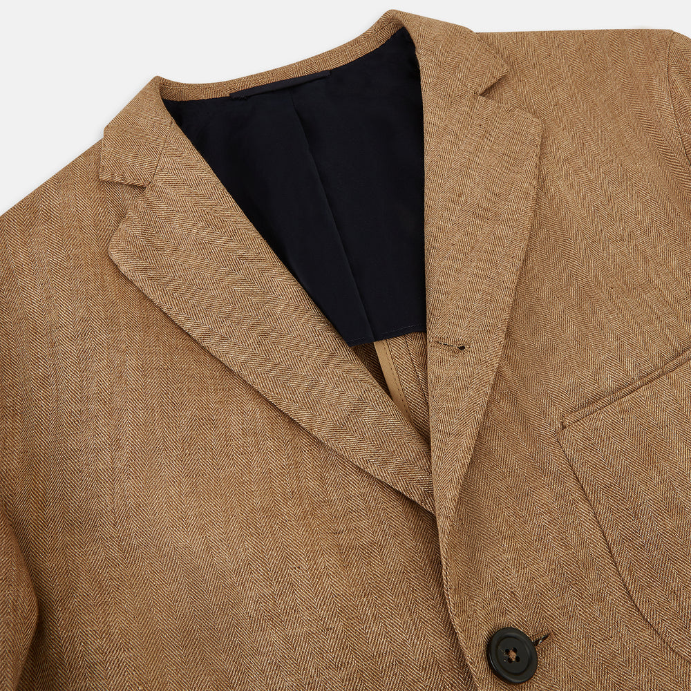 MARLBOROUGH BLAZER PATCH POCKETS CAMEL 50
