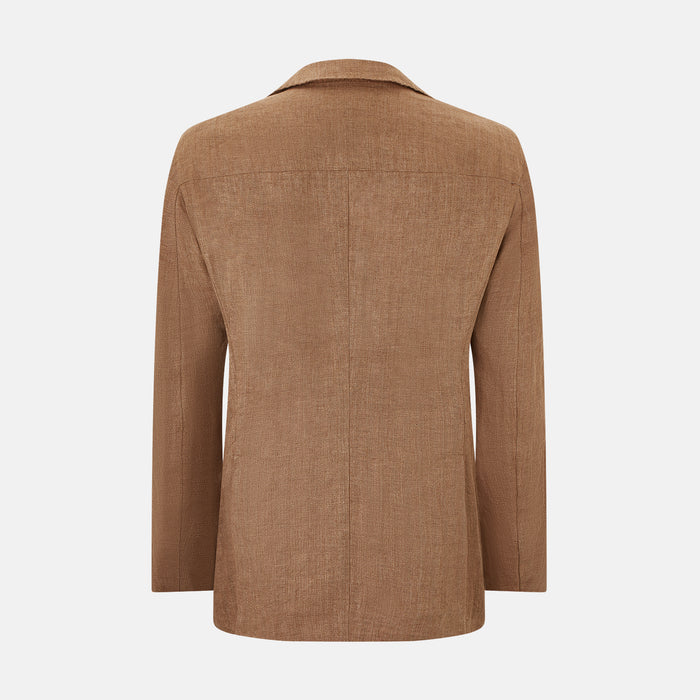 Camel Linen Amberley Blazer Image 2
