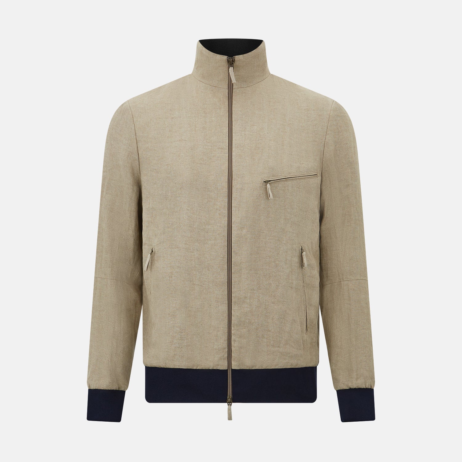 View 1 of product Fairway Sand Golf Jacket in Linen