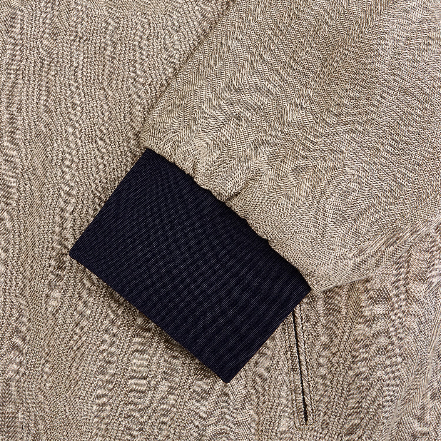 View 4 of product Fairway Sand Golf Jacket in Linen