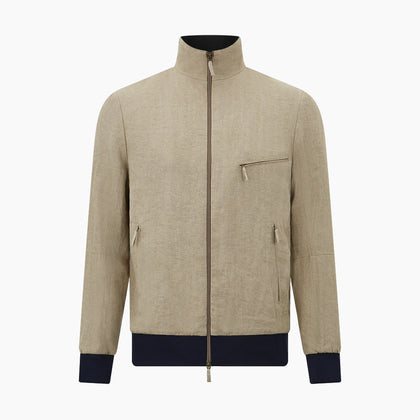 Fairway Sand Golf Jacket in Linen Image 5