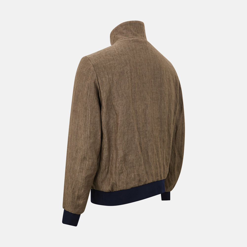 Fairway Pinecone Golf Jacket in Linen