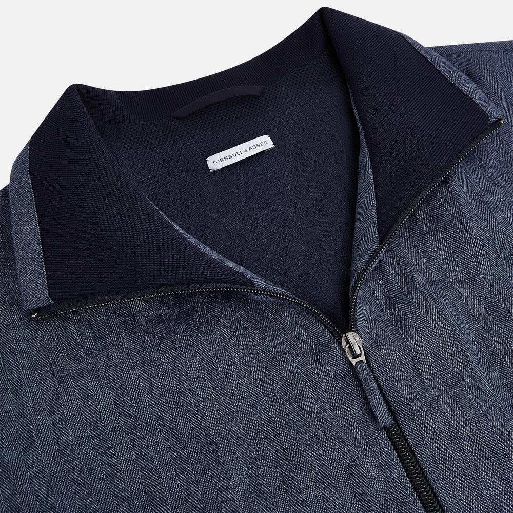 Fairway Denim Golf Jacket in Linen