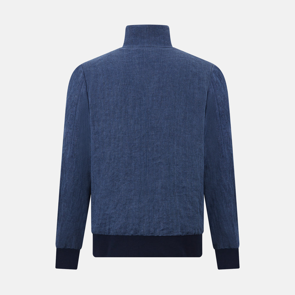 Fairway Denim Golf Jacket in Linen