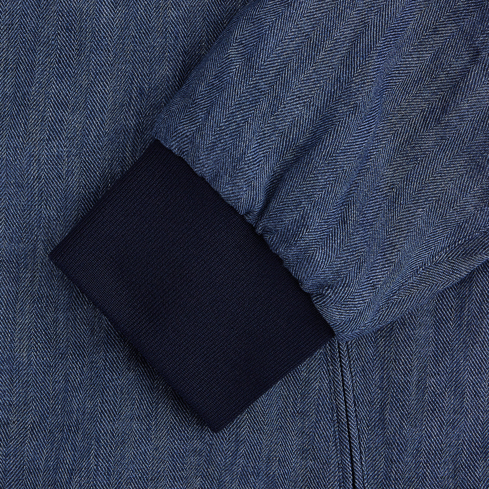Fairway Denim Golf Jacket in Linen