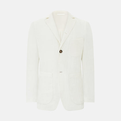 The Amberly Blazer In Vanilla