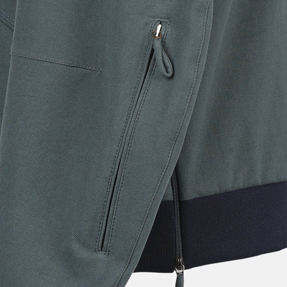 Fairway Ash Grey Driving Jacket in Cotton