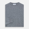 View 3 of product Flannel Grey Crew Neck Cashmere Jumper