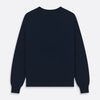 View 4 of product Navy V-Neck Cashmere Jumper
