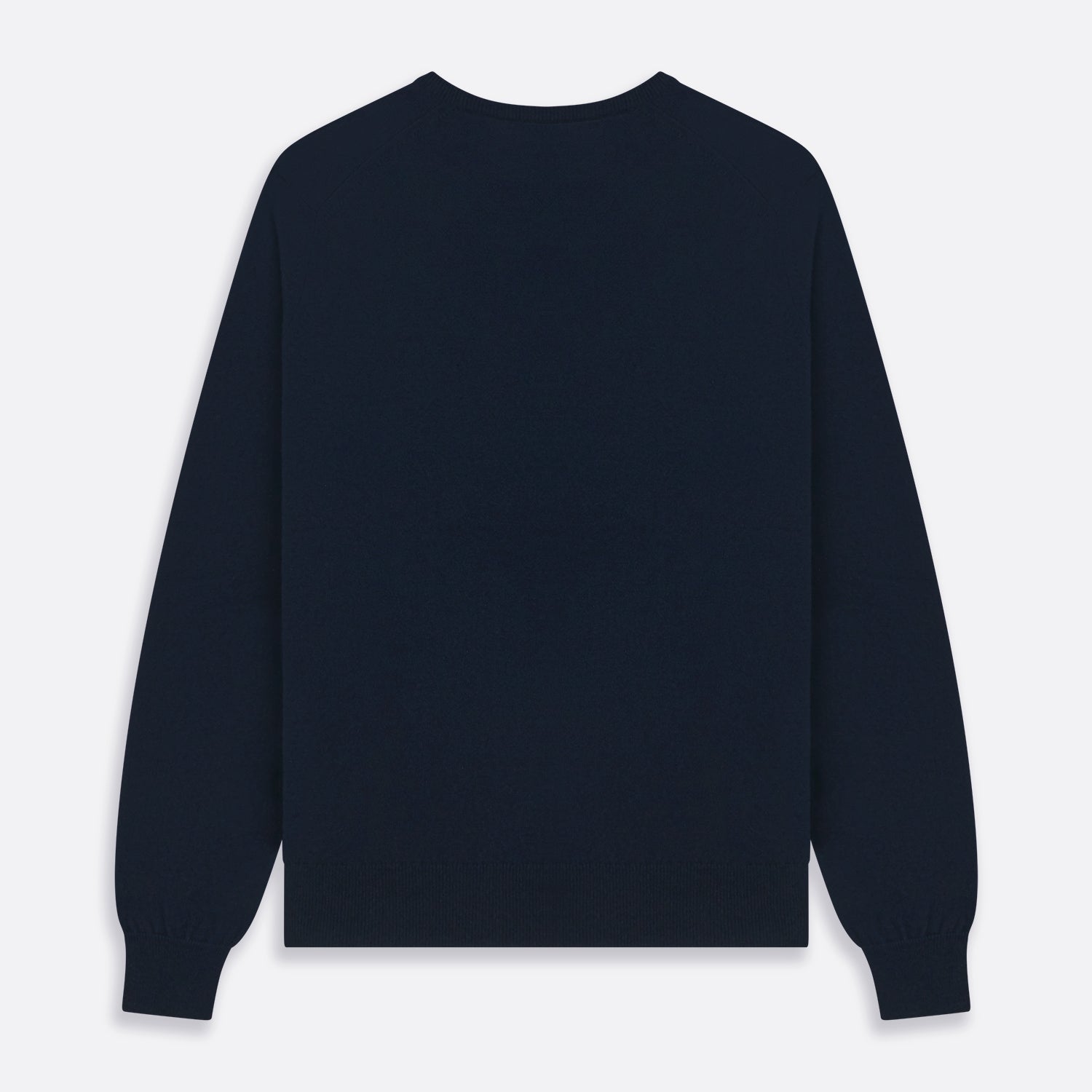View 4 of product Navy V-Neck Cashmere Jumper