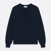 View 1 of product Navy V-Neck Cashmere Jumper