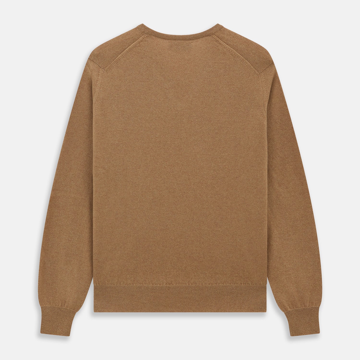 View 4 of product Natural V-Neck Cashmere Jumper