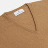 View 2 of product Natural V-Neck Cashmere Jumper