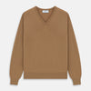 View 1 of product Natural V-Neck Cashmere Jumper
