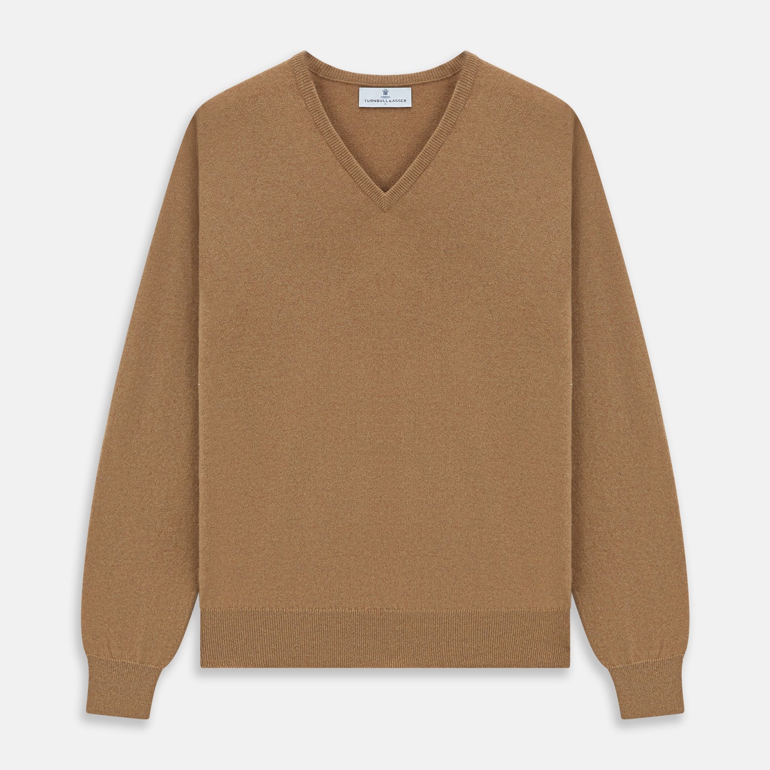 View 1 of product Natural V-Neck Cashmere Jumper