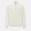 View 1 of product Cream Cashmere Half-Zip Jumper