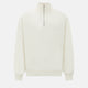 Cream Cashmere Half-Zip Jumper